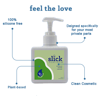 Slick Platinum Intimate Lube, feel the love image 2