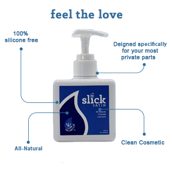 Slick Satin Intimate Lube, feel the love image 2