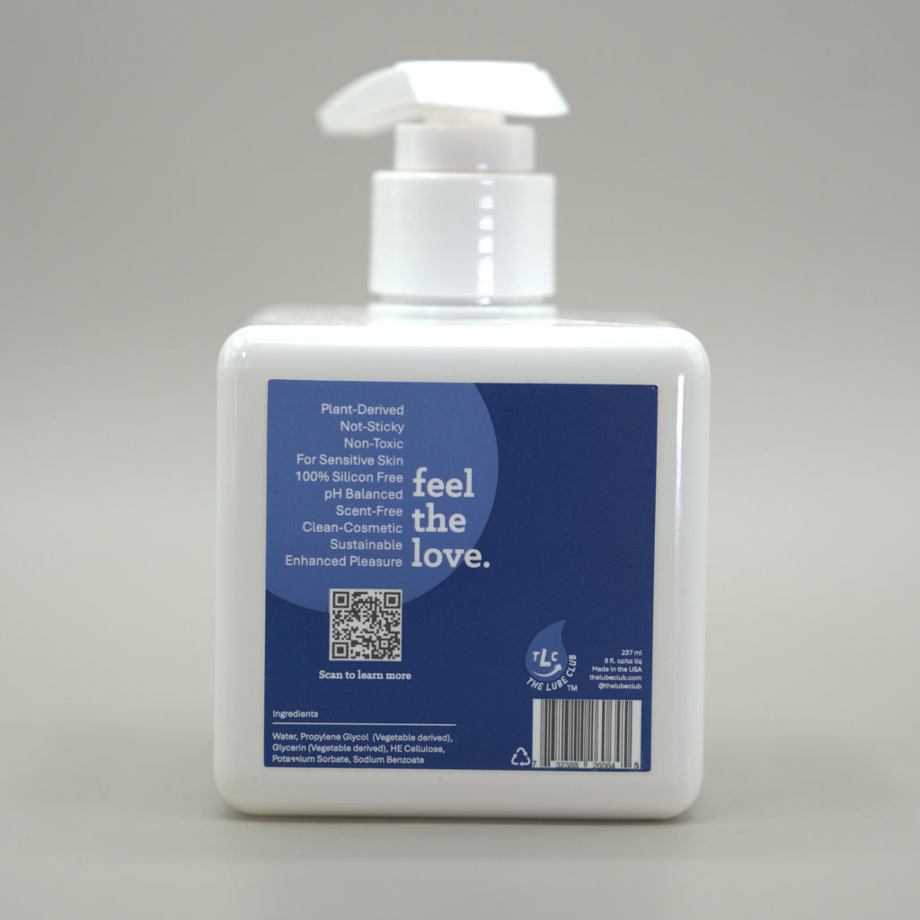 8 oz Slick Satin Lube – Long-lasting, non-sticky, and better than water or silicone-based lubes