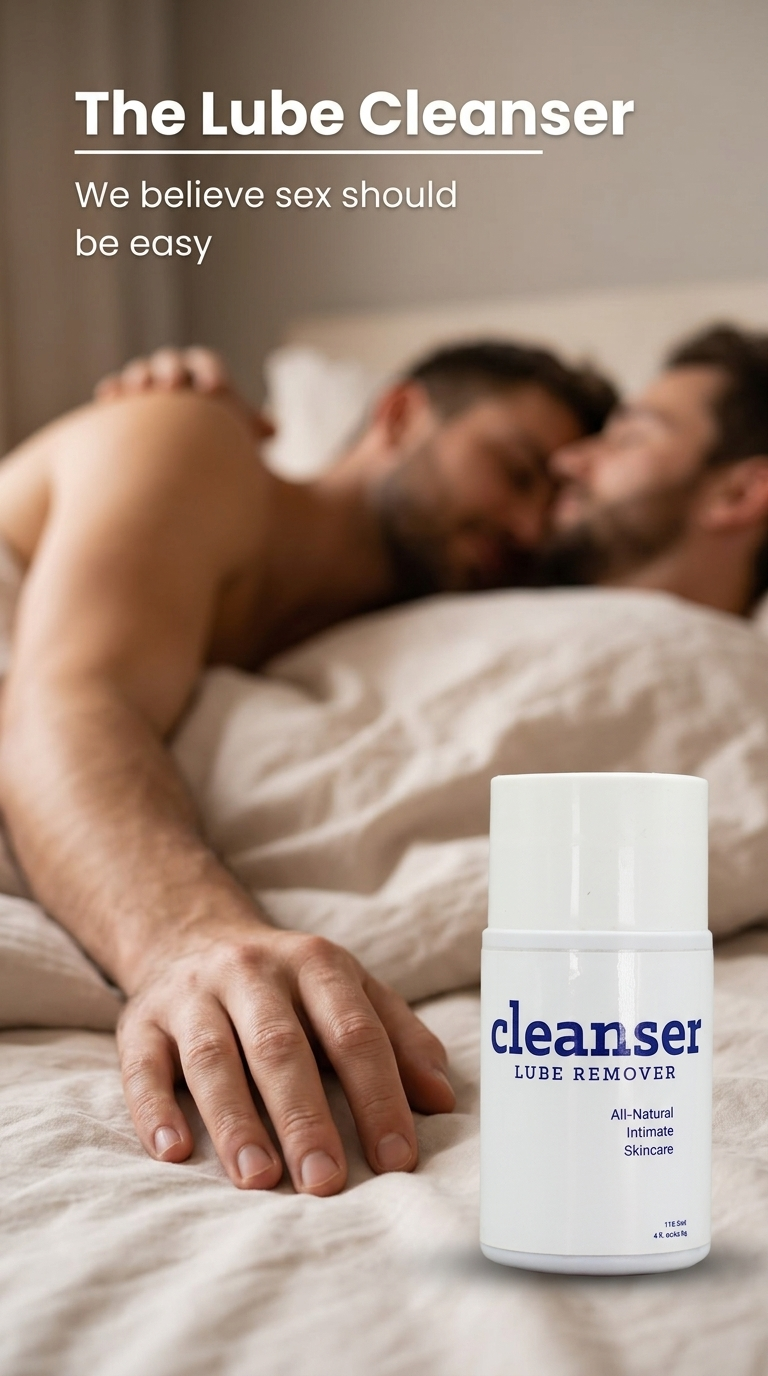 4 oz Lube Cleanser – A gentle yet powerful wash that removes lube, bacteria, and residue
