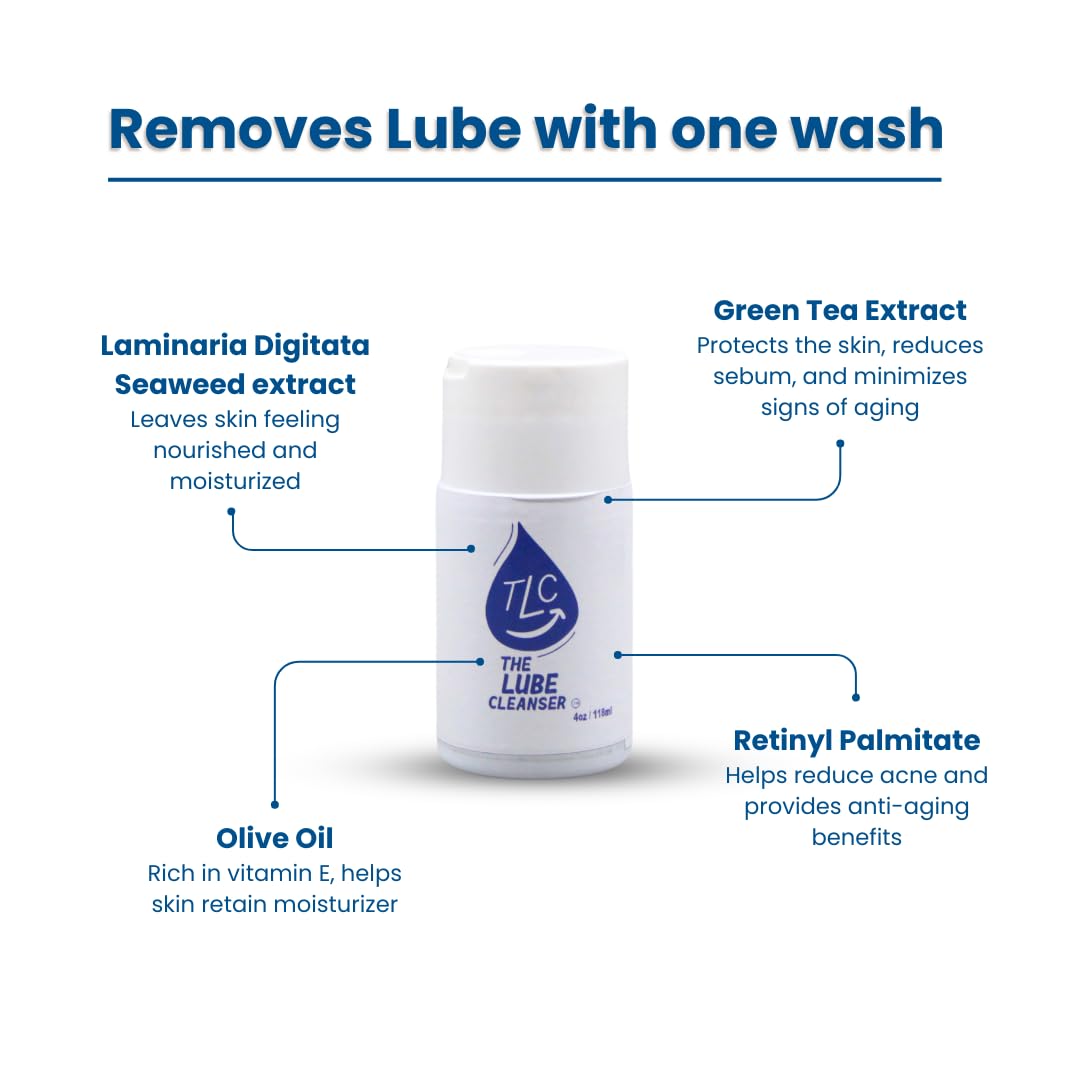 The Lube Cleanser 4oz: Playtime’s Cleanup Solution image 1