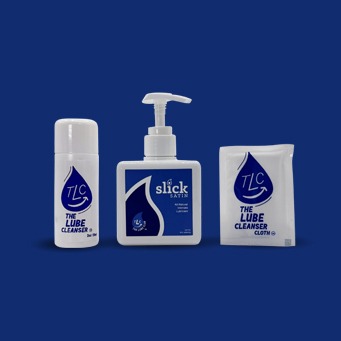 Complete Kit All Natural Slick Lube Better than Water Lube Cleanser Free wipes